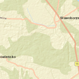 Sławoborze Street Map