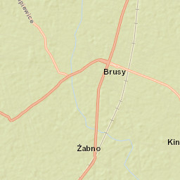 Brusy Street Map