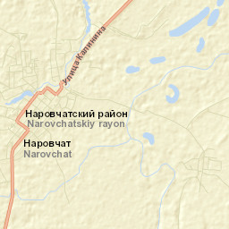 Narovchat Street Map