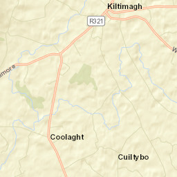 Kiltamagh Street Map