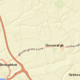 Langley Lane, Preston, Lancashire PR3 2JS Street Map