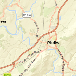 4 King Street, Whalley, Clitheroe, Lancashire Street Map