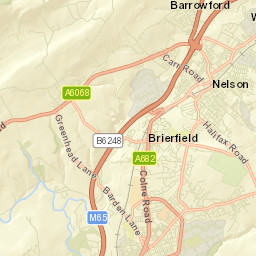 12 Cross Lane, Burnley, Lancashire BB12 Street Map