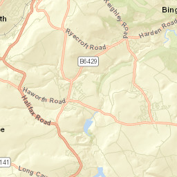 Halifax Rd, Cullingworth, West Yorkshire, UK Street Map