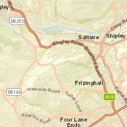 Shipley Street Map