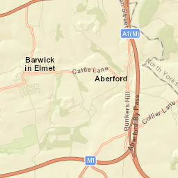 88 Potterton Lane, Barwick in Elmet, Leeds Street Map