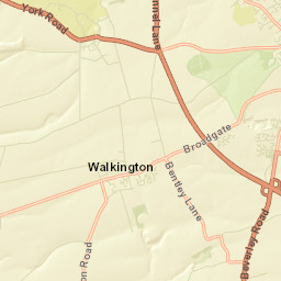 Walkington Street Map