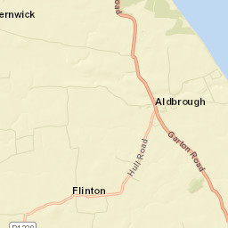 Aldbrough Street Map