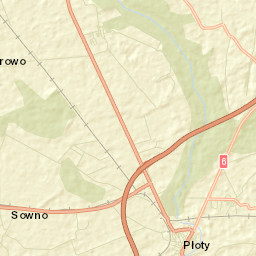 Płoty Street Map