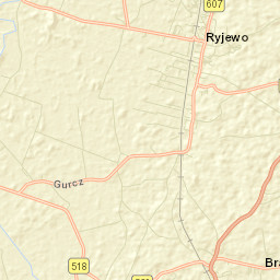Ryjewo Street Map