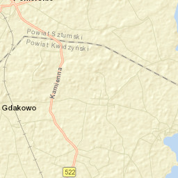 Mikołajki Pomorskie Street Map