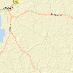 Zalewo Street Map