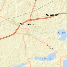 Barczewo Street Map