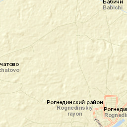 Rognedino Street Map