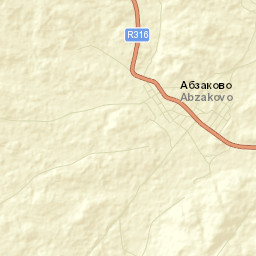 Abzakovo Street Map