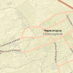 Chernogorsk Street Map