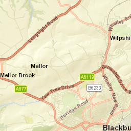 Blackburn Street Map