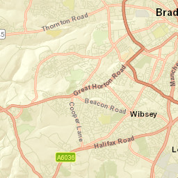 Wibsey, Bradford, West Yorkshire BD6, UK Street Map