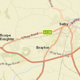 2A Park Street, Selby, North Yorkshire YO8 Street Map