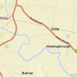 6 Highfield Crescent, Barlby, North Yorkshire Street Map