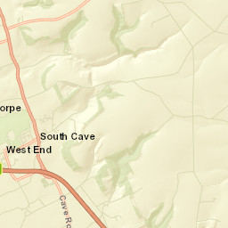South Cave Street Map