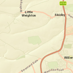 Skidby Street Map