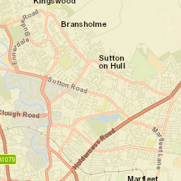 Holwell Road, Hull, Kingston upon Hull HU7 Street Map