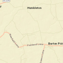 Burton Pidsea Street Map