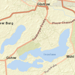 Güstrow Street Map