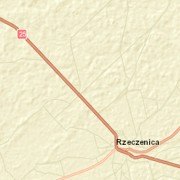 Rzeczenica Street Map