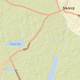 Skórcz Street Map