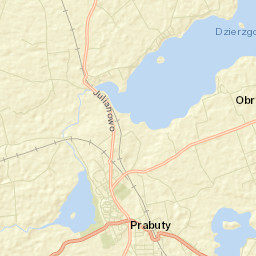 Prabuty Street Map