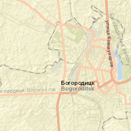 Bogoroditsk Street Map
