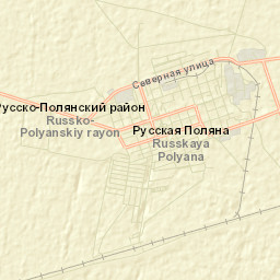 Russkaya Polyana Street Map