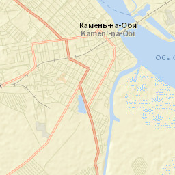 Kamen’-na-Obi Street Map