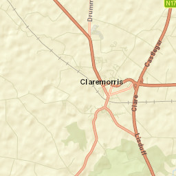 Claremorris Street Map