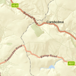 Burnley Road, Todmorden OL14 8PB, UK Street Map