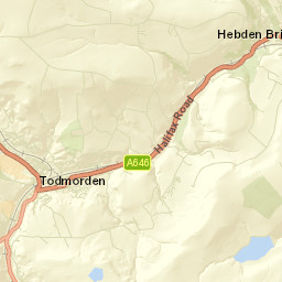 Todmorden Street Map