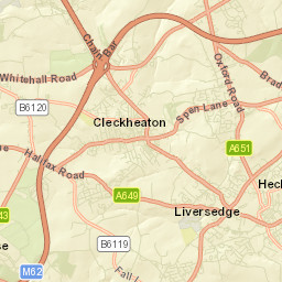 Cleckheaton, West Yorkshire BD19 4DT, UK Street Map
