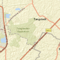 Tangstedt Street Map