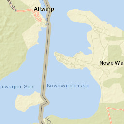 Nowe Warpno Street Map