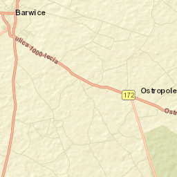 Barwice Street Map