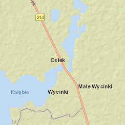 Osiek Street Map