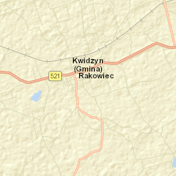 Powiat kwidzyński Street Map