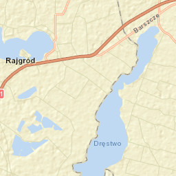 Rajgród Street Map