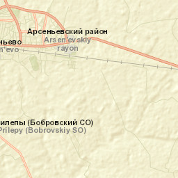 Arsen’yevo Street Map