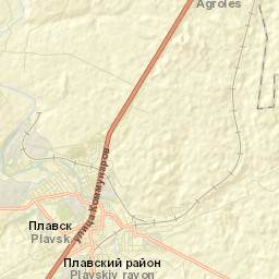 Plavsk Street Map