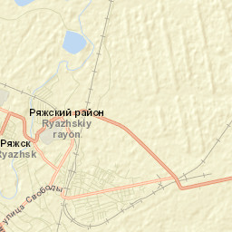 Ryazhsk Street Map