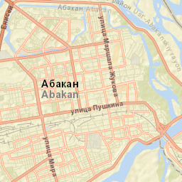 Abakan Gorod Street Map