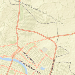 Minusinsk Street Map